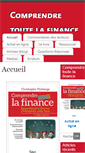 Mobile Screenshot of comprendretoutelafinance.fr