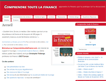 Tablet Screenshot of comprendretoutelafinance.fr